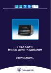 load line 3 digital weight indicator user manual