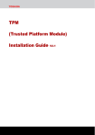 Infineon TPM Installation Guide