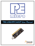TRK-USB-MPC5602P User`s Manual