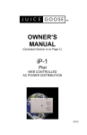 OWNER`S MANUAL iP-1