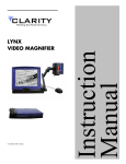 Clarity Lynx Manual