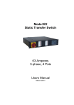 Model B2 Static Transfer Switch 63 Amperes 3-phase, 4 Pole - i-STS