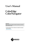 ColorEdge ColorNavigator User`s Manual