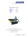 MultiCam® Router User Manual