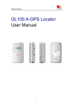 GL100 A-GPS Locator User Manual