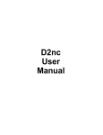 D2nc User Manual