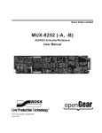 MUX-8252 (-A, -B) User Manual - AV-iQ