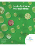 In-vitro Fertilization Procedural Manual - MTG