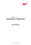 RemoteOne / ReportOne User Manual