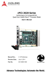 cPCI-3620 Series 3U CompactPCI Quad