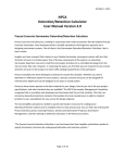 NPCA Detention/Retention Calculator User Manual Version 3.0