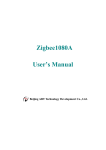 Zigbee1080A User`s Manual