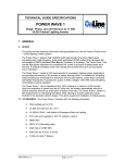 TECHNICAL SPECIFICATION FOR A 3 TO 15 KVA
