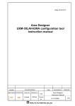 Area Designer UXM-30LAH-EWA configuration tool Instruction manual