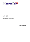 User Manual DTS-12C Standalone Scrambler