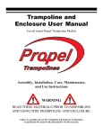 Trampoline and Enclosure User Manual