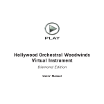 Hollywood Orchestral Woodwinds Manual