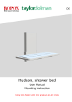 Hudson, shower bed
