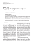 The Design of a Chemical Virtual Instrument Based on LabVIEW for