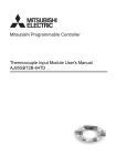 Thermocouple Input Module User`s Manual