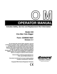 M240 One Man Hole Digger Operator Manual