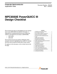 AN4232, MPC8569E PowerQUICC III Design Checklist