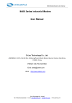 M400 Series Industrial Modem User Manual - E-Lins