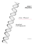 manual, GeneChip 3` IVT Express Kit User Manual