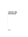 Informix I-Spy User`s Manual