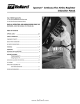Spectrum™ Continuous Flow Airline Respirator Instruction Manual