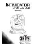 Intimidator Spot LED 350 User Manual Rev. 6