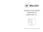 model:mdc-11l disinfection cabinet user manual