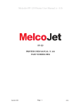 MelcoJet User Manual PDF