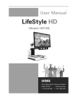 LifeStyle HD 740 User Manual