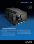 Product Sheet - Projector Central