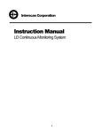 Instruction Manual - Interscan Corporation