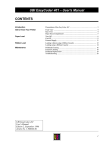 UBI EasyCoder 401 – User`s Manual CONTENTS