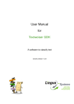 Textweiser SDK User Manual - Lingua