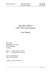 SIS3400 CDMS II VME TDC/Time Stamper User Manual