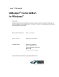 Diskeeper 9 Home Edition User`s Manual