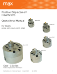 Gear Flow Meter Manual