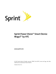 Sprint Power VisionSM Smart Device Mogul™ by HTC