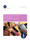 GS1 in Europe Selective Distribution of Cosmetics Guideline