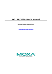W315A/325A User`s Manual