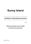 Sunny Island - SMA Solar Technology AG