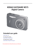 Kodak M575 User`s Manual