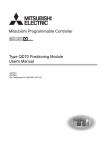 Type QD70 Positioning Module User`s Manual