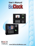 BioClock/BioClock Plus User`s Manual