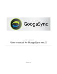 User manual for GoogaSync ver. 2