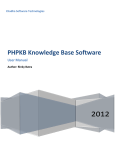 PHPKB User Manual - PHPKB Knowledge Base Software